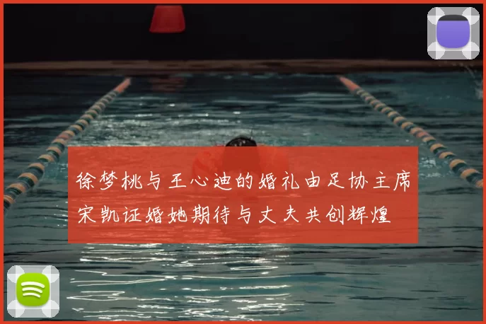 徐梦桃与王心迪的婚礼由足协主席宋凯证婚她期待与丈夫共创辉煌