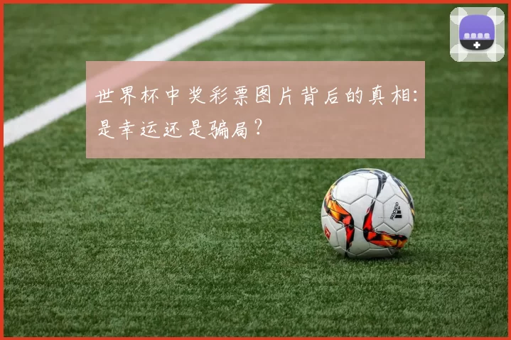 世界杯中奖彩票图片背后的真相:是幸运还是骗局?