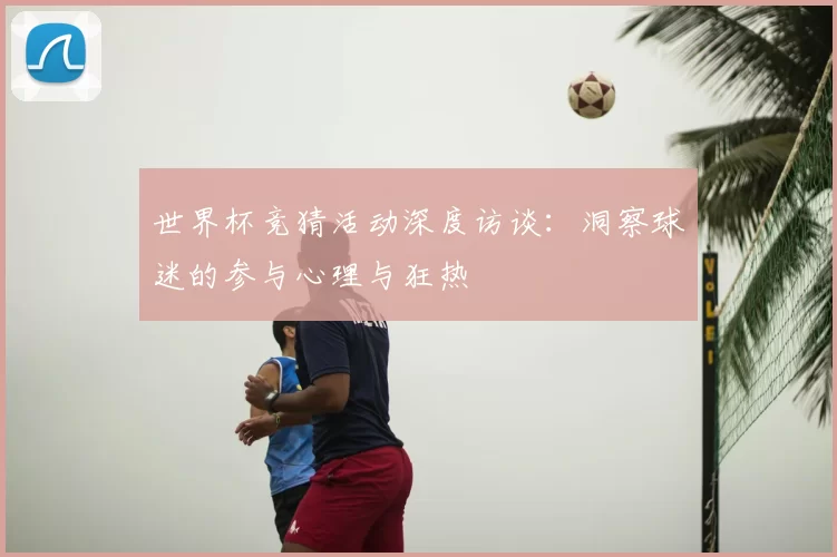 世界杯竞猜活动深度访谈:洞察球迷的参与心理与狂热